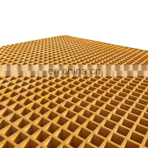 Factory Supply FRP/GRP Grating Price for Car Wash Grate Floor Fiberglass Grating thumbnail-1