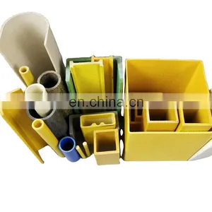 75*75mm Heavy Duty Anti Composite Reinforce Fiberglass Profiles Tube thumbnail-1