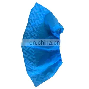 Factory Disposable Shoe Cover Waterproof pe Cpe pp Blue Anti Slip Dust Proof Cheap Bulk Shoe Cover thumbnail-1