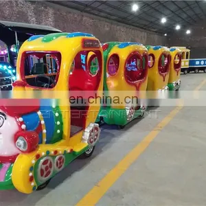 China Factory Animals Mini Train Seats Kids Shopping Mall Electric Trackless Train For Sale thumbnail-3