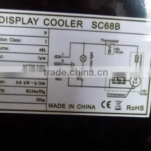 Mini Coke Display Counter Fridge Small Beverage Fridge thumbnail-5