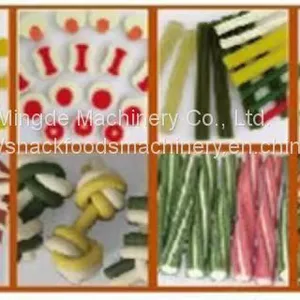 High Quality Single Screw Extruding Dog Treats Making Machine Pet Chew Food Processing Line thumbnail-5