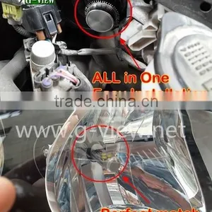 High Lumen ALL-IN-ONE Auto Led Bulb h4 , All in One Auto Led h4 Hi/lo Beam 8000lm Creechip , h4 Auto Led Headlight thumbnail-6