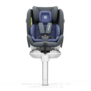 Ergonomic Design Headrest Pillow 360 Rotating ISOFIX Baby Car Seat With Iron Support Leg thumbnail-1
