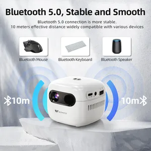 WOWOTO Q6plus Hot Selling 4K Projector Android OS Smart Mini Portable DLP Full HD Projector With Big Battery Mini 2.4G/5G WiFi thumbnail-4