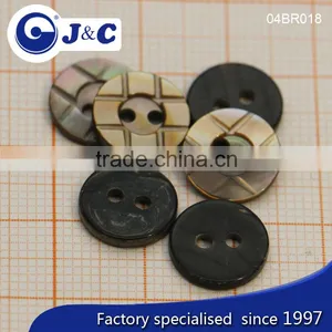 J&C Brown MOP Shell Buttons,pearl Shell Buttons for Fashion Shirt.BR018, BR019 thumbnail-2