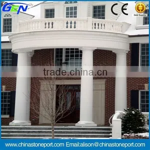 Natural White Marble Stone Roman Pillar thumbnail-3