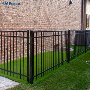 3D Vertical Iron Steel Frame 1pc Blade Fence Louver Multi T-track 7ft Height for Front Yards Garage Gates 3D Modeling thumbnail-1