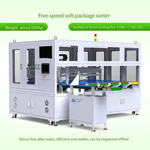 Automatic Sorting Machine for Flexible-packaged Batteries, Five-level Sorting Equipment for Polymer Batteries, Sorting Machine for Mobile Phone Lithium Batteries thumbnail-2