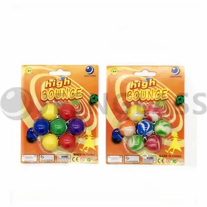 Hot Sale 25MMhigh Bouncy Ball Children's Toy Rubber Balls Blister Card Package thumbnail-2