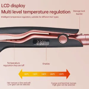 Splint Quick Heat Straightener/Curling Electric Splint/LCD Display Roll Straightening Dual Use（Wechat:13510231336） thumbnail-3