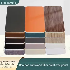 Luxury and Minimalist Style Decorative Wall Panels, Environmentally Friendly and Paint-free Solid Wood Veneer Large Boards thumbnail-1