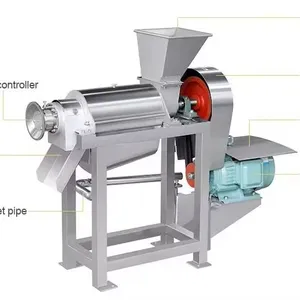 Stainless Steel Industrial Watermelon Juicer Screw Press Residue Juice Separation Fruit and Vegetable Processing Equipment thumbnail-1