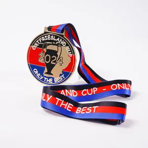 Professional Wholesaler Design Custom Award Medal Metal Sports Boxing Medal Custom Logo Souvenir Medal thumbnail-1