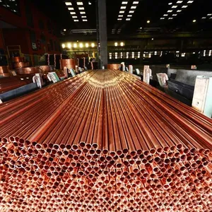 ASTM B280 Straight Copper Brass Pipes thumbnail-1