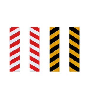 Traffic Delineator Chevron Reflective Tape | High Visibility Road Safety Reflective Film Sticker thumbnail-2