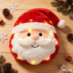 Christmas, Christmas Plush Pillow, Santa Claus, Christmas Reindeer, Sheep, Plush Pillow, Comfortable, Gift for Others - Customizable thumbnail-4