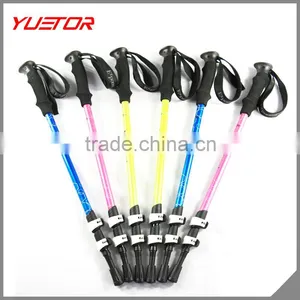Aluminum Adjustable External Quick Lock Walking Stick Trekking Pole Supplier's Choice thumbnail-1