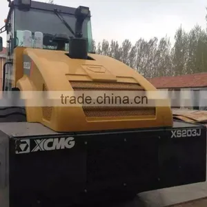 USED XCMG ROAD ROLLER 20 TON VIBRATORY ROAD ROLLER XS203J, 2014 MADE thumbnail-5