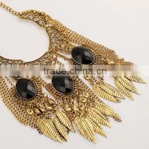 Wholesale Cheap Fashion Gold Plated Necklace and Earring Set Made in China thumbnail-2