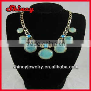 Statement Necklace Wholesale Cheap Latest Design Alloy Beaded Charm Alloy Necklace thumbnail-1