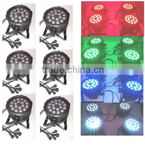 Cheap Stage Lighting 18x10w Led Par Light, Water Proof Dmx512 4/8CH Led Stage Par Light thumbnail-1
