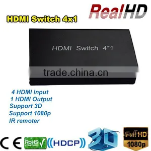 2016 Best Selling 4x1Mini V1.3 HDMI Switcher With IR & Power thumbnail-3