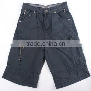 Men Cheap 100%cotton Stock Apparel Washed Cargo Shorts thumbnail-1