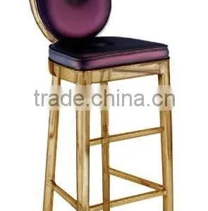 Comfortable Acrylic Bar Stool High Chair With Cushion thumbnail-1