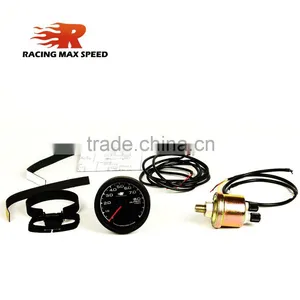 Wholesale LED Display Racing Auto Oil Filled Pressure Gauge thumbnail-1
