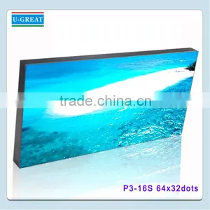 Fatory Direct Sale Indoor Full Color 1/16 Scan P3 LED Module for Video Screen thumbnail-1