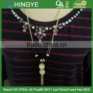2015 New Fashion Latest Design Pearl Necklace Pendants&charms T1528 thumbnail-6
