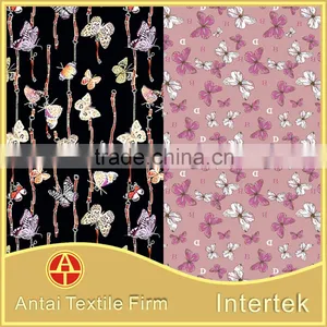 Beautiful Printed Underwear Fabric /Butterfly Pattern Design Printed Fabric for Underwear thumbnail-5