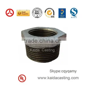 Hebei ISO G.I Malleable Cast Iron Pipe Fitting Bushing thumbnail-1