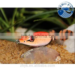 2016 Narrow Double-hook Artificial Lifelike Soft Frog Fishing Lure thumbnail-4