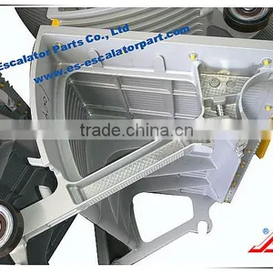 8011236 , Silver , Yellow Demarcation , Escalator Step for CNIM thumbnail-1