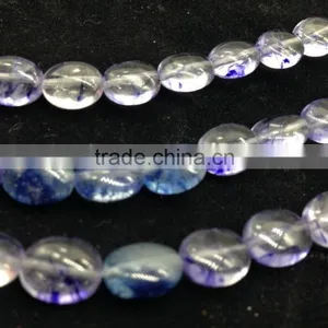 Whole Sale Price 10*8*5mm Blue Cherry Quartz Oval Beads 16''L/strand Natural Stone Beads Gemstone Semi-Precious Stone&Gemstone thumbnail-1