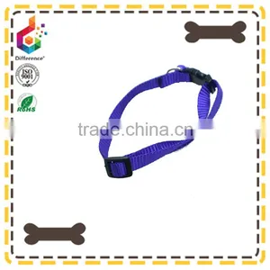 Purple Nylon Rope Collar With a Ring Bell thumbnail-1