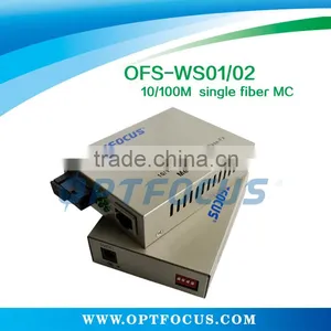 20km 10/100M Single Fiber Singlemode Fiber Optcial Media Converter With LFP thumbnail-2