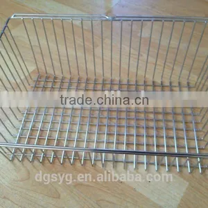 Chrome Wire Basket for Hospital and Chrome Hospital Basket/Wall Panel Basket thumbnail-3