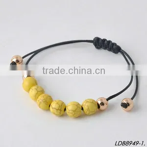 2016 Handmade Stretch Rope Turquoise Bracelets thumbnail-2