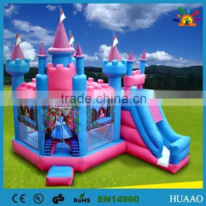 High Quality Outdoor Princess Inflatable Combo thumbnail-1