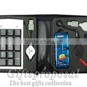 Portable USB Travel Kit With Mini USB Optical Mouse Numeric Keyboard thumbnail-1