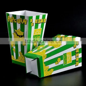 Square Printed Popcorn Buckets, Popcorn Paper Cups in China thumbnail-2