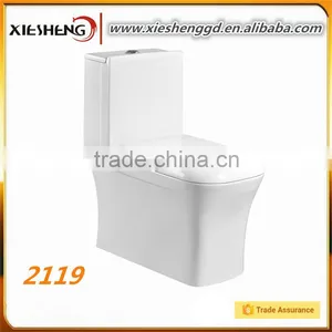 Good Sale Design Popular Square Toilet Siphonic Water Closet One Piece Toilet thumbnail-1