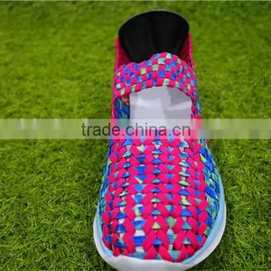 Red Woven Ladies Sandals thumbnail-2