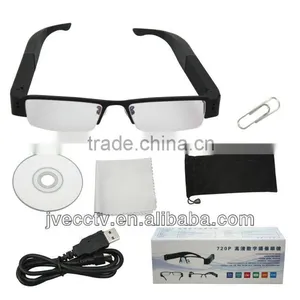 Black Digital Video RecorderWebcam Mini DV 720P Hidden Camera Glasses thumbnail-2