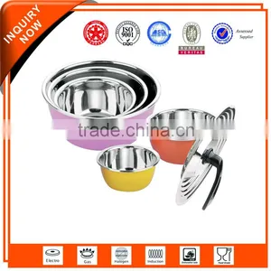 Cheap Stainless Steel Mixing Bowl With Colour thumbnail-1
