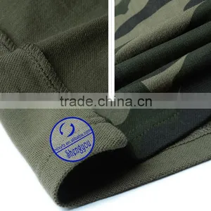 Custom Wholesale Allover Printed Army Style Polo Shirt for Men thumbnail-5