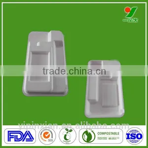 Guangzhou 100% Molded Recycled Paper Pulp Tray Packaging thumbnail-1